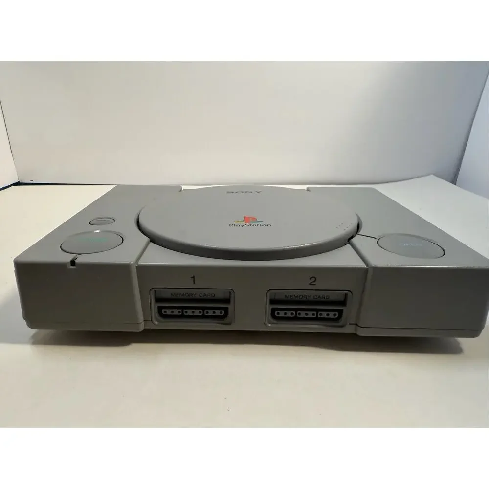 Sony PlayStation 1 (PS1) Console Bundle (OEM Controller, 6 Hit Games) TESTED